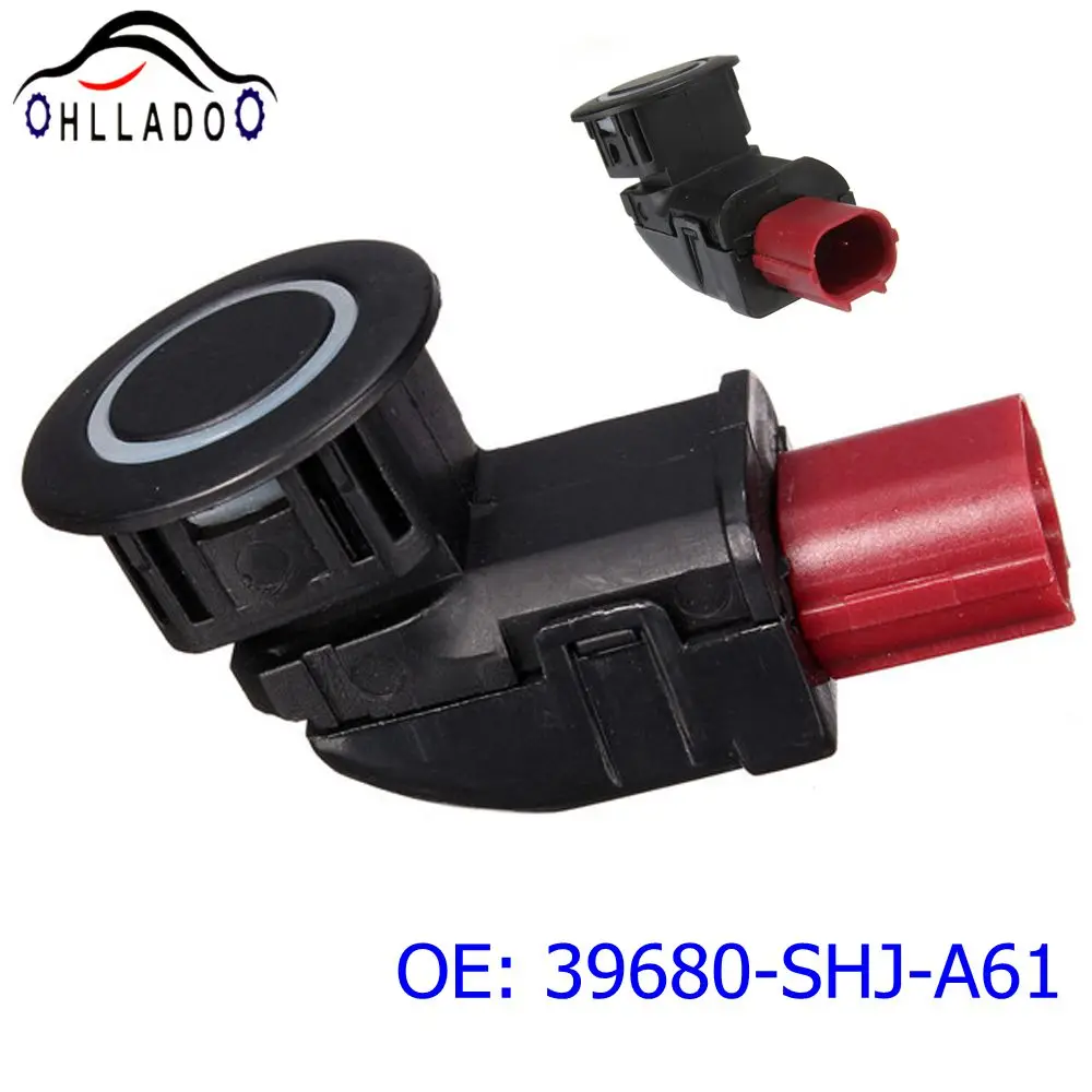 4PCS HLLADO Black Color PDC Parking Sensor 39680-SHJ-A61 39680SHJA61 Car Reversing Assist Radar Sensor For H onda Odyssey CR-V