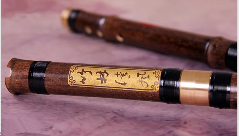 高品質のプロの中国の竹笛,花の形をした楽器,f/g diziのキー,3