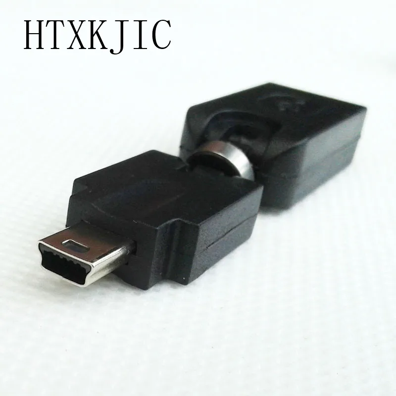 คุณภาพสูง USB 2.0 AF ไปยัง OTG Mini USB Adapter,รองรับการหมุน 360 องศา HTXKJIC
