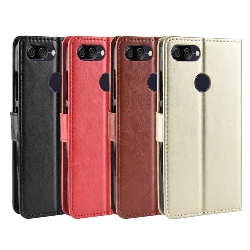 For Asus ZenFone Max Plus M1 ZB570TL Case Luxury Flip Wallet Phone Case For Asus ZB570TL X018D Case Stand Function Card Holder