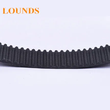 Free Shipping HTD455-5M-15 teeth 91 width 15mm length 455mm HTD5M 455 5M 15 Arc teeth Industrial  Rubber timing belt 5pcs/lot