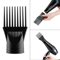 5cm Hair Nozzle Dryer Air Blow Collecting Wind Nozzle Comb Hair Diffuser Dryer Comb Heat Insulating Material for Salon Home Use