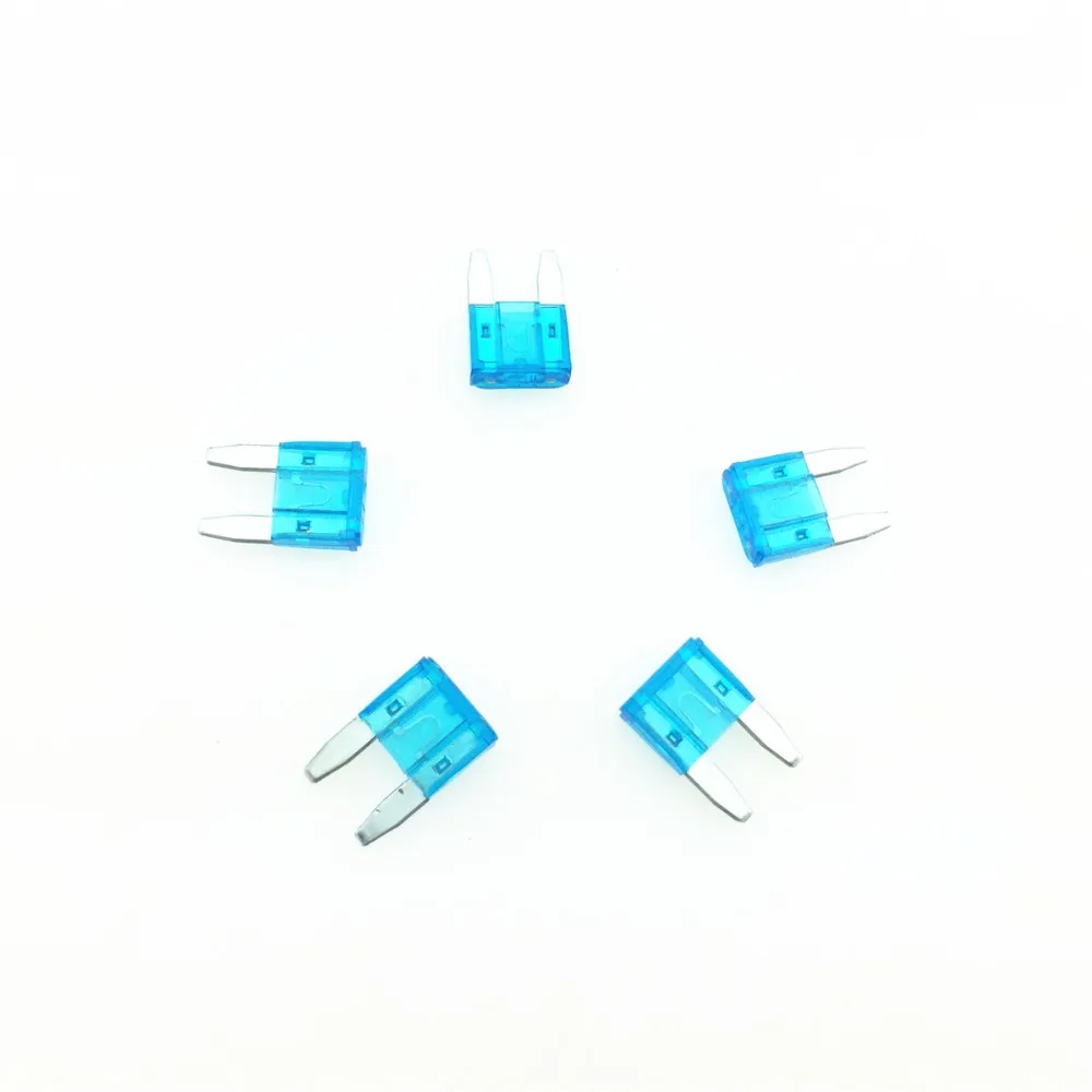 STARPAD For Car Insert Fuse 15A Small Tip 32V Car Cigarette Lighter Accessories Blue 50pcs