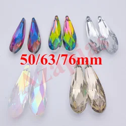Wholesale 50/63/76/85mm Crystal Austrian Prism/Icicle/U Drop Charm/Pendant AAA Quality For Chandelier Christmas