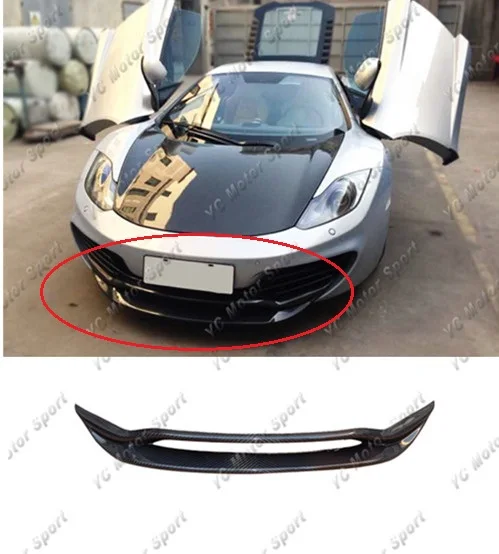 

Car Accessories Carbon Fiber YC Deisgn Style Front Lip Fit For 2011-2014 MP4 12-C Front Lip Splitter Car-styling