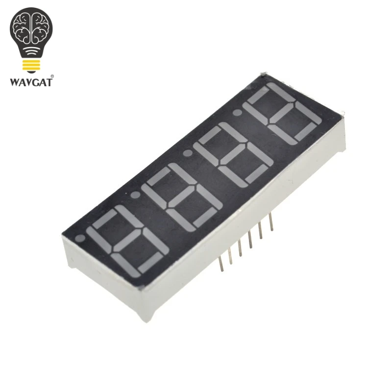 Best Price 5pcs/lot 0.56 Inch 7 Seven Segment 4 Digits Red Clock LED Display Common Anode Time 12 Pins