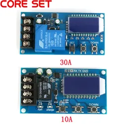 6-60v 30A 10A Solar Battery Controller Charge Protection Board Charger Time Switch 12v 24v 36v 48v Lead-acid Battery Capacity