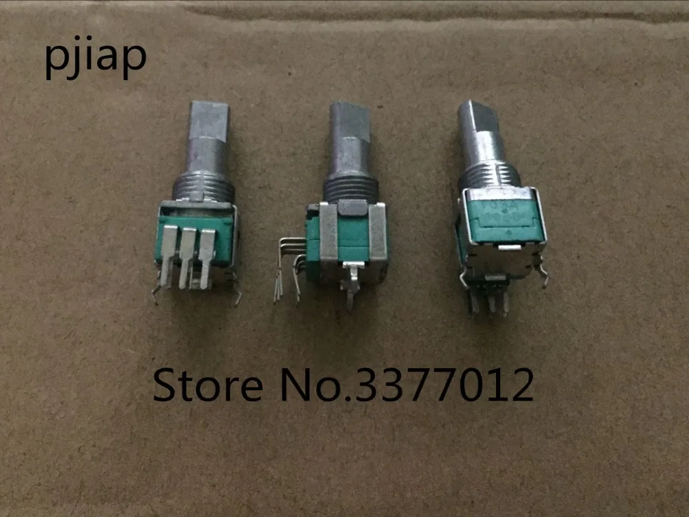 1pcs  Taiwan Fuhua FD RK09L12D0A1T double precision potentiometer A10K axis 18MM volume potentiometer