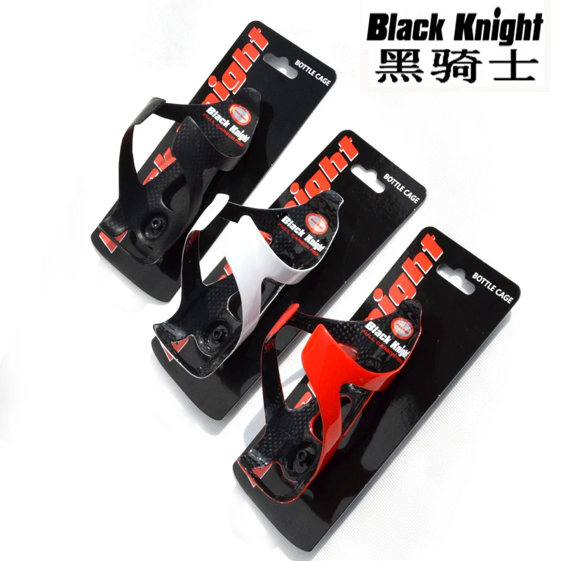 

Black knight Road bike black and red full carbon fiber water bottle cages carbon fibre bicycle bottle cage holder accessories