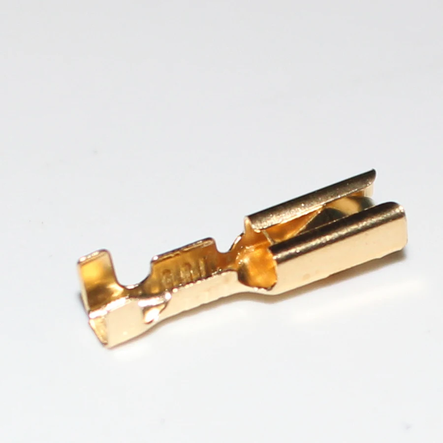 50 قطعة نوعية جيدة مناسبة ل العروة لوحة: 2.8 مللي متر الأسلاك محطة تجعيد محطة الذكور و موصل سالب #3