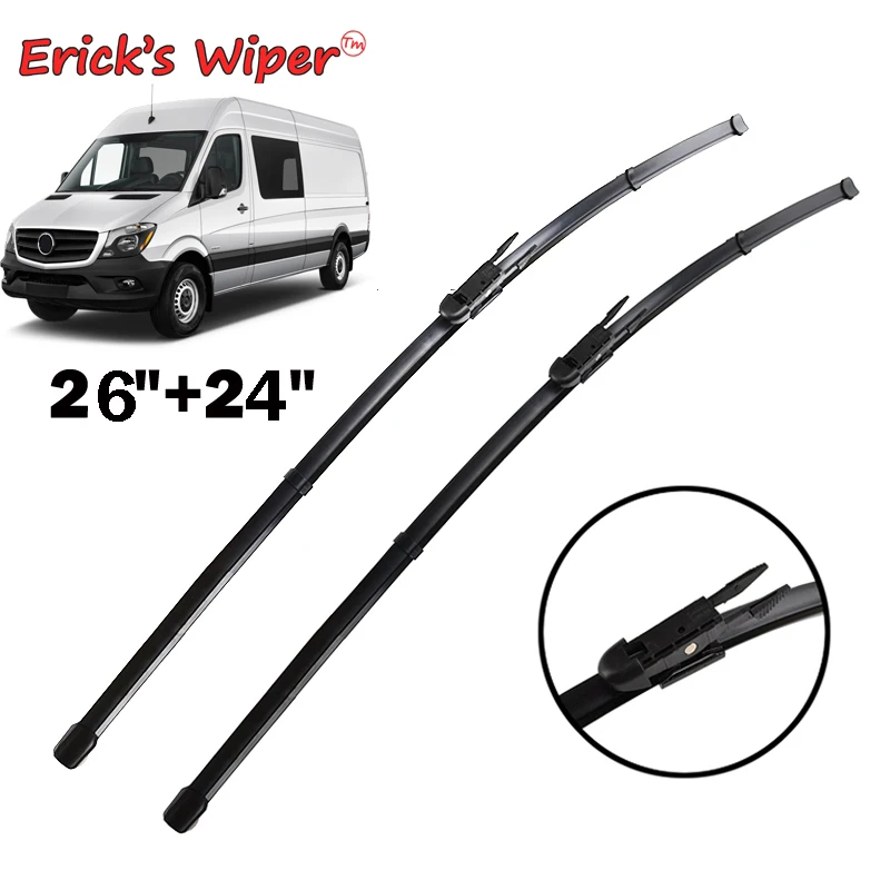 Erick's Wiper Front Wiper Blades For VW Crafter 2006 - 2017 Windshield Windscreen Clean Window Car Rain Brushes Nature 26