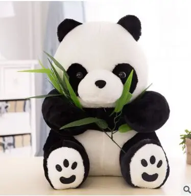 

cute new plush panda toy stuffed sitting panda doll gift about 40cm