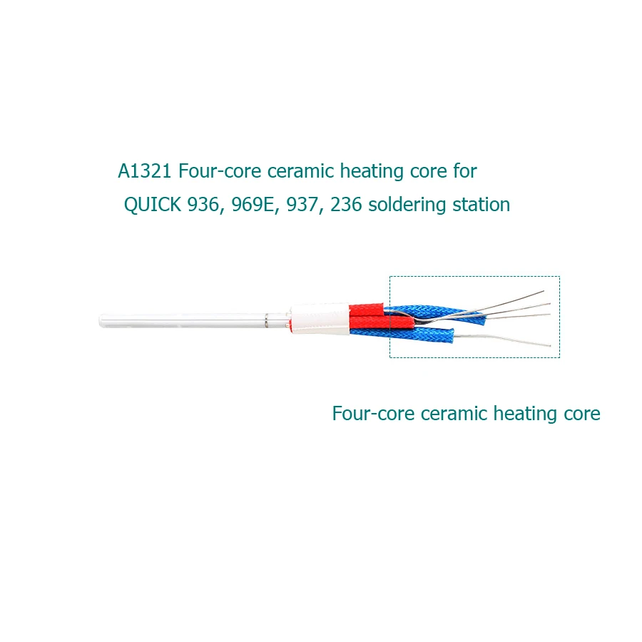 QUICK A1321 ceramic heater, suitable for original QUICK 936/969E/967E/375B+/236/A1321 soldering station soldering iron