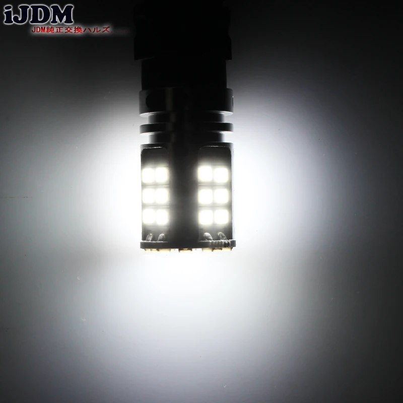 iJDM Canbus Error Free 1157 LED P21/5W BAY15d Daytime Running Light DRL Bulbs For 2015-up Jeep Renegade/ White Red Ice blue