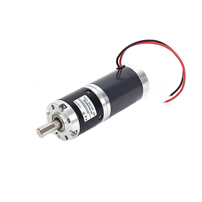 

50W permanent magnet DC planetary gear motor 12V 24V diameter 50mm high torque motor gear slow speed small motor