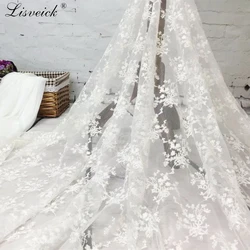 High Quality 1yard/2yards Net Lace French Voile Guipure tulle mesh Lace Fabric For wedding Nigerian Party dress Accessories