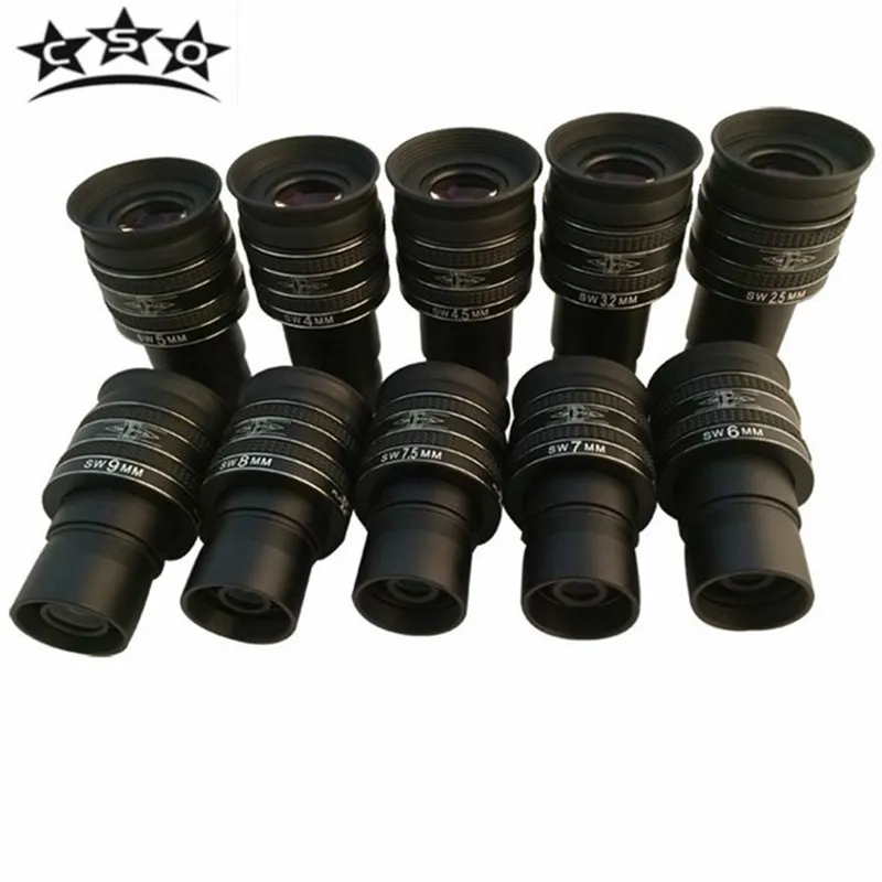 2,5mm/3,2mm/4mm/5mm/6mm/7mm/8mm /9mm SWA 58 grado TMB planetaria II ocular de ángulo ancho telescopio astronómico accesorios 1,2