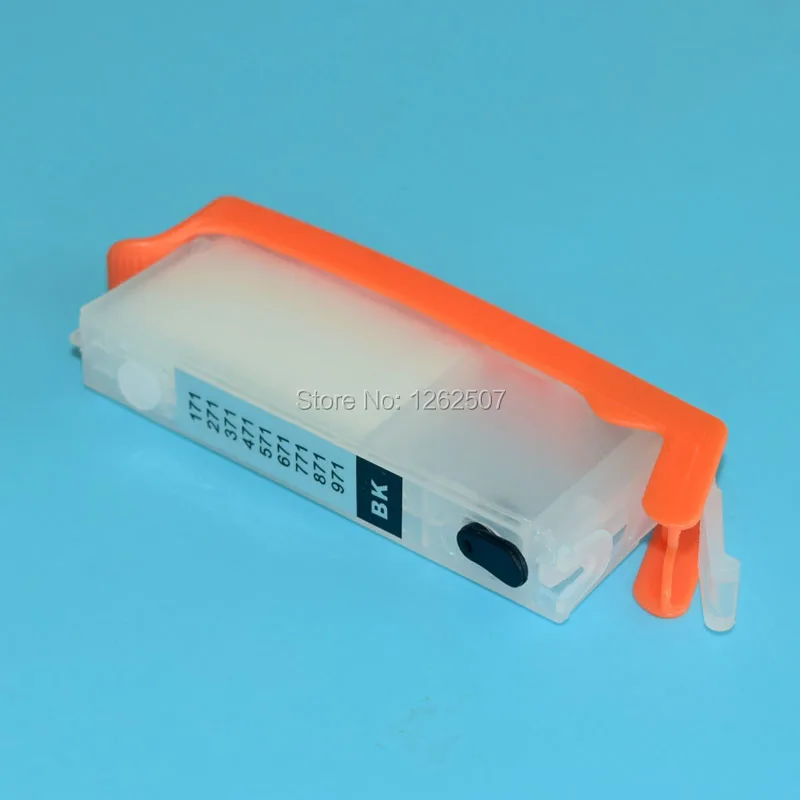 ME 5/6Colors PGI-470 CLI-471 470 471 Refillable Ink Cartridge For Canon Pixma MG6840 MG5740 TS9040 TS8040 TS5040 TS6040 Printer view 5