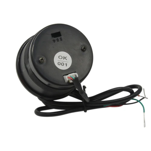 Imagen 2 del producto Luz LED azul de 52mm, modificación de carreras de coches, medidor Digital de temperatura del agua, medidor de temperatura Celsius con Sensor