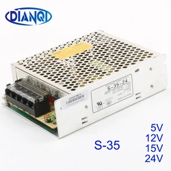 power suply S-35w 5V 12V 15V 24V 0-7A ac to dc power supply switch  high quality  ac dc converter S-35-5 S-35-12 S-35-15 S-35-24