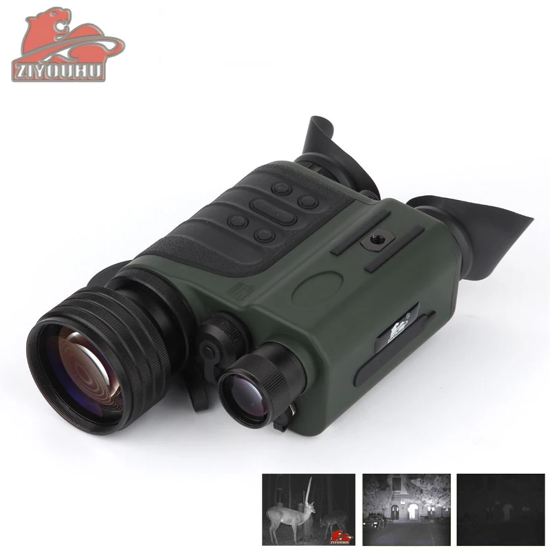 

ZIYOUHU Digital Infrared Night Vision HD Telescope, WIFI Video Records Remote Monitoring,6-30X Zoom 50mm Night Hunting Binocular