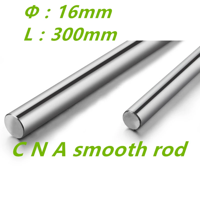 

3D printer rod shaft WCS 16mm linear shaft 300mm chrome plated linear motion rail round rod shaft CNC parts SFC16