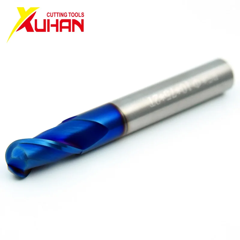 Milling Cutter Alloy Coating Tungsten Steel Tool Cnc Maching Hrc65 Ball Nose Endmills XUHAN Top Milling CutterMachine Endmill