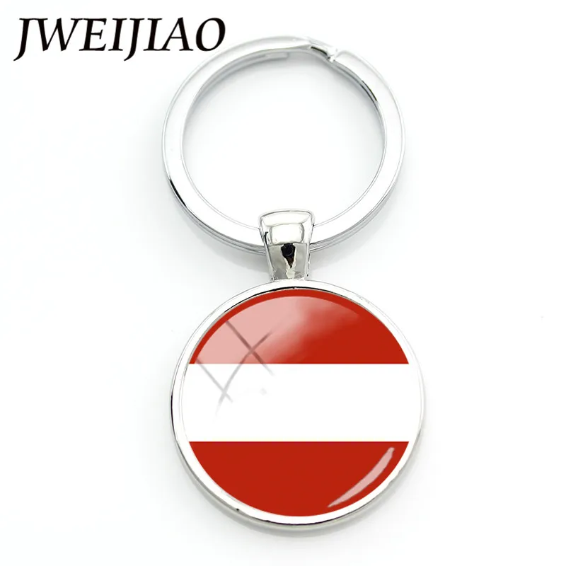 JWEIJIAO أستراليا العلم المفاتيح المملكة المتحدة البنغال النمسا الولايات المتحدة الأمريكية بوتان العلم أحجار كريمة زجاجية كيرينغ مفتاح سلسلة حامل العالم العلم مخصص FG08