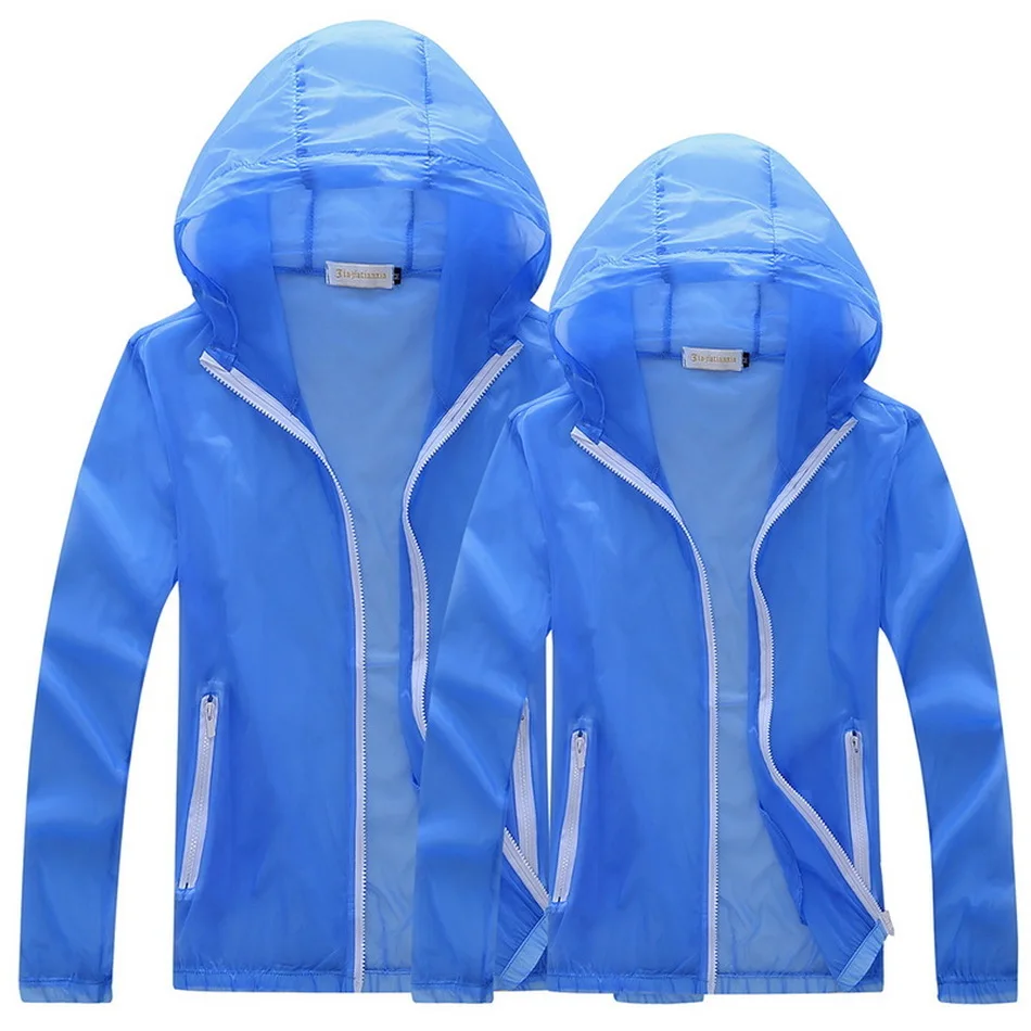 New Men&Women Quick Dry Skin Jackets Waterproof Anti-UV Coats Outdoor Sports Brand Clothing Camping Hiking Male&Female Jacket