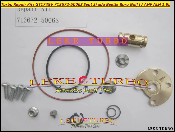 Turbo Repair Kit rebuild Kits GT1749V 713672 713672-5006S Turbocharger For Seat Skoda Beetle Bora Golf IV AHF ALH AJM AUY 1.9L