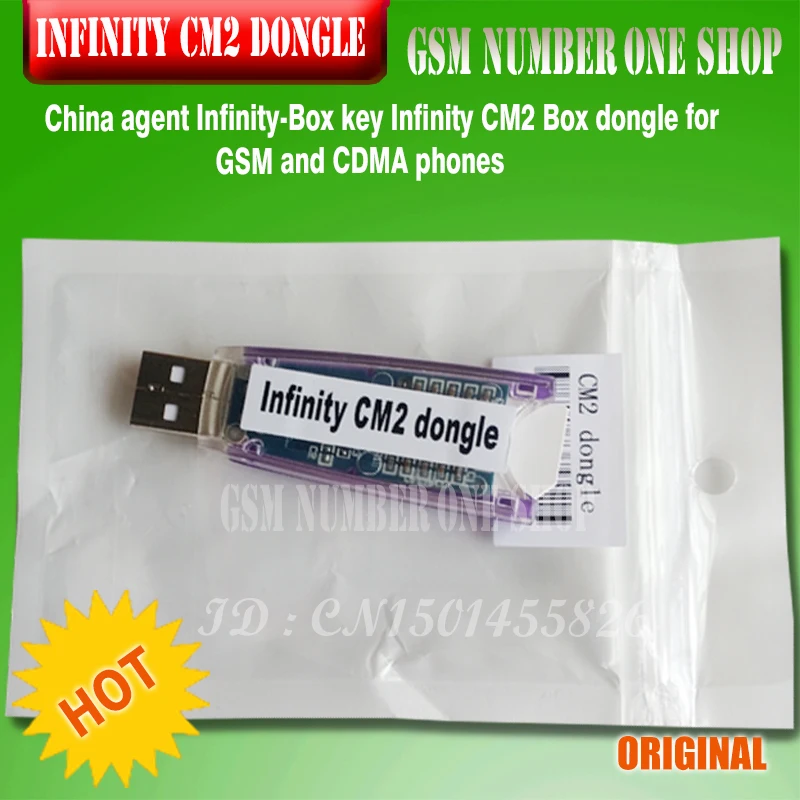 Original new China agent Infinity-Box Dongle Infinity CM2 Box Dongle for GSM and CDMA phones