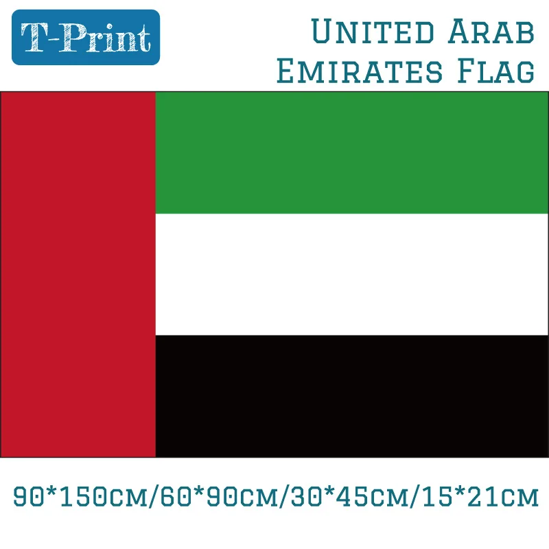 United Arab Emirates National Flag 90*150cm/60*90cm/15*21cm For National Day