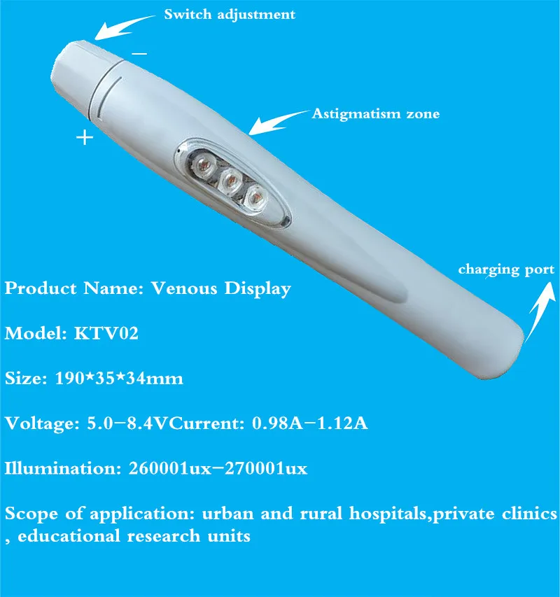 Medical Adult Baby Imaging New Infrared VEIN DISPLAY INSTRUMENT Vein Detector VEIN VIEWER FINDER FOR Clinical Using