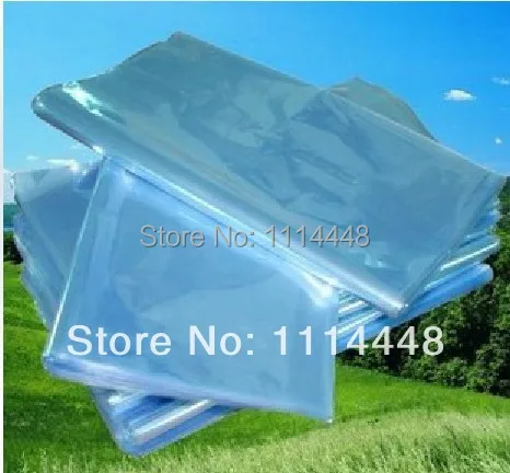 

18 x 30 cm PVC Heat Shrinkable Bags Film Wrap Cosmetic Packaging Wrap Materials 500 pcs