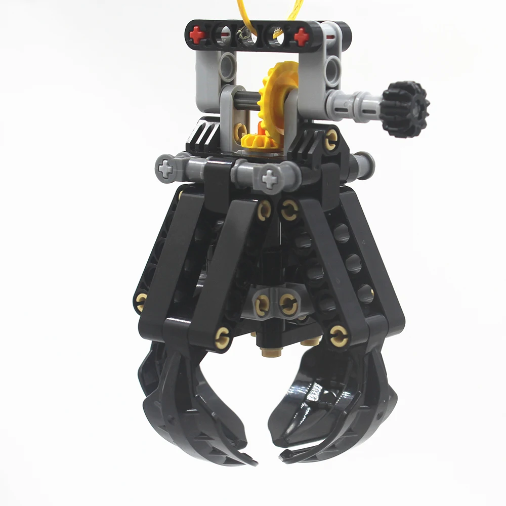 Self-Locking Brick MOC Building Blocks Technical Parts TECHNICAL 4 Lifting Claws compatible with Lego 19540 for Boys Kids toy