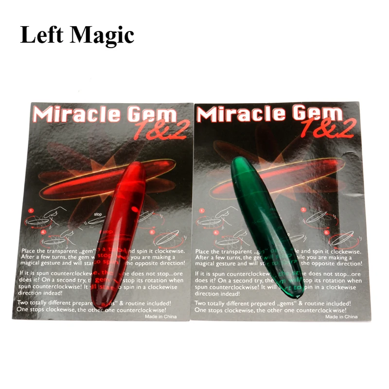 1pcs New Arrival Artistic Rattleback Magic Chembongo Philosophocal Toy Hand-size Plastic toys close up street magic tricks