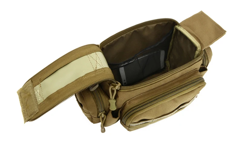 Männer Taille Tasche 1000D Nylon Wasserdichte Fanny-Pack Gürtel Hüfte Bum Sling Brust Taschen Daypack Military Reise Assault Molle Tasche – Detail 20