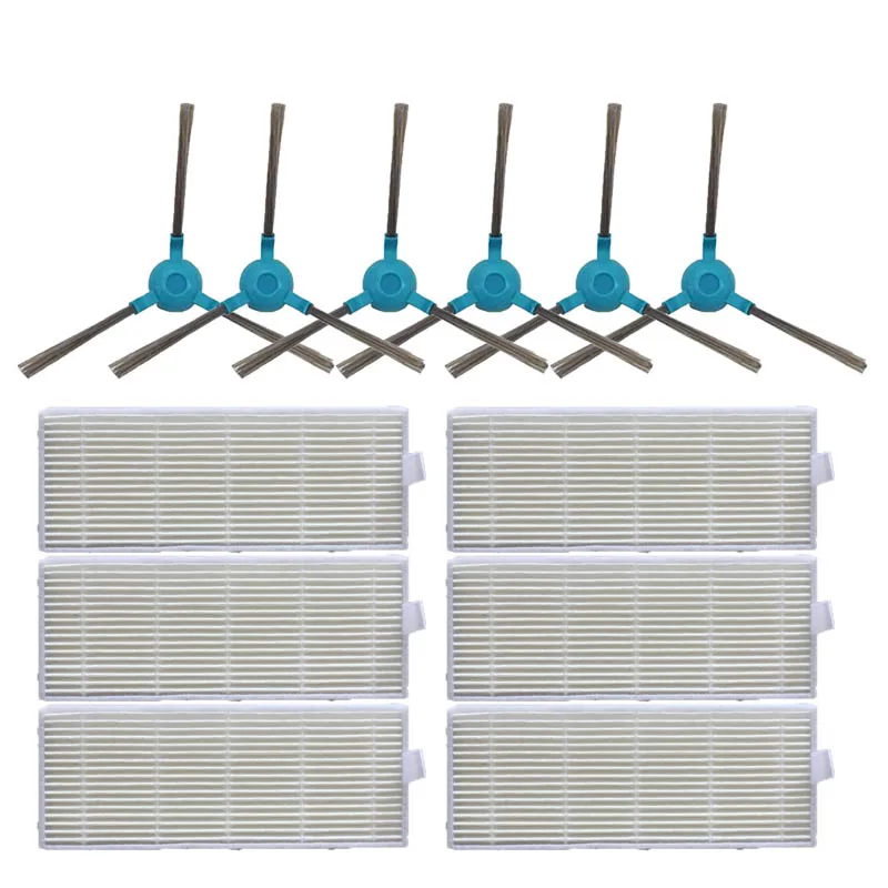 Polvere Filtro HEPA Pennello Rullo Spazzola Laterale Kit di Ricambio per Cecotec Conga 1390 Cecotec Conga 1290 Parti Per Vaccum Cleaner Mop Panno