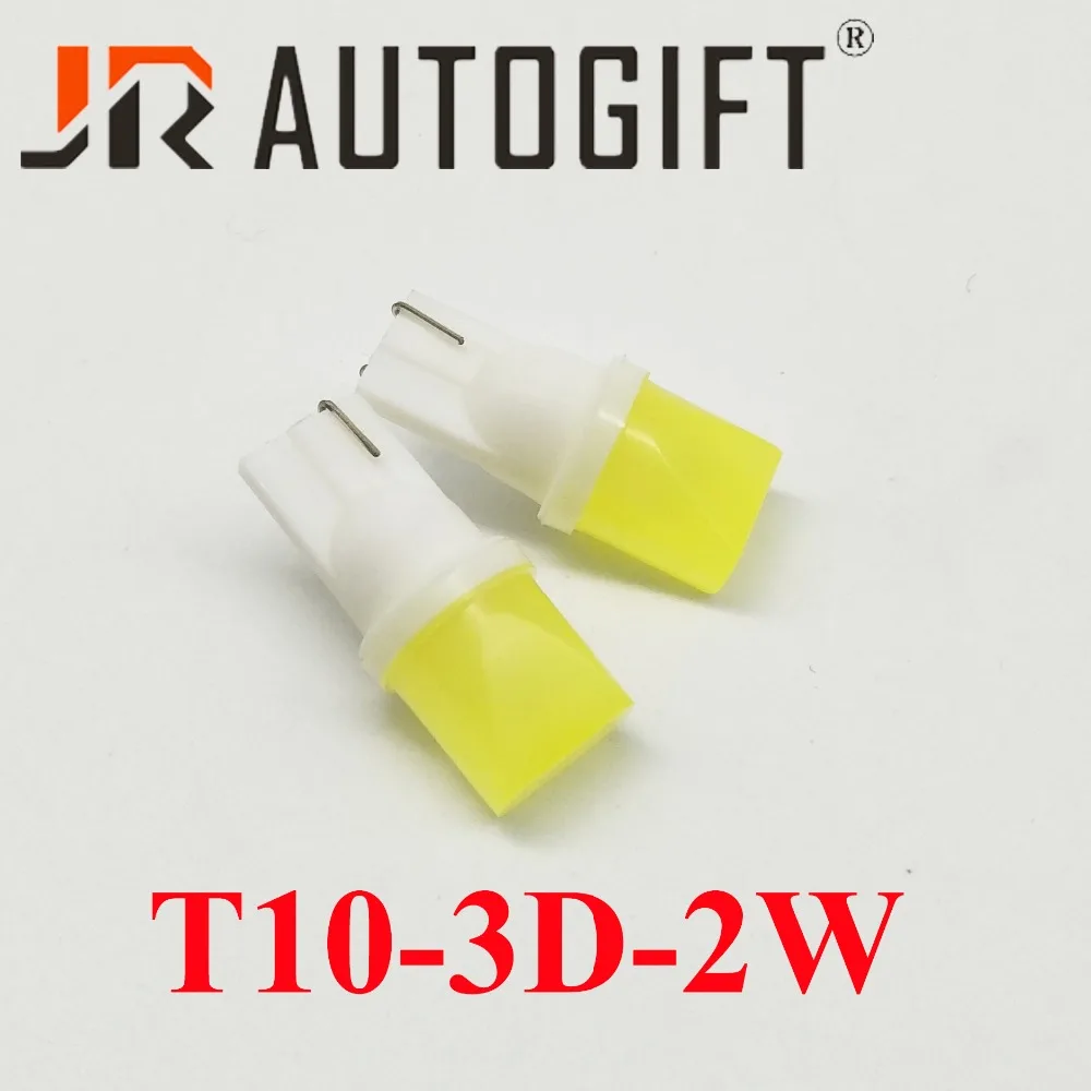 

300pcs Wholesaler T10 3D COB LED W5W 194 168 12V 24V White Auto Wedge Lamp License Plate Light bulb Interior Door lamp for lada