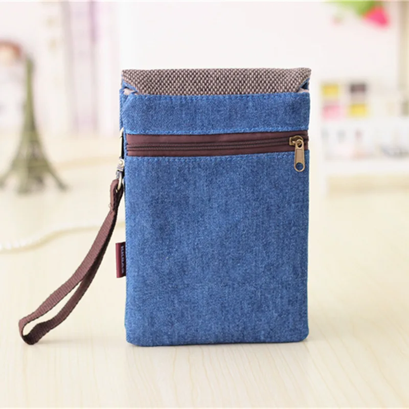 Hot Fashion Men Women Jean Messenger Bags Female Male Denim Mini Shoulder Bag Clutch Crossbody Bags For Women Sac Femme