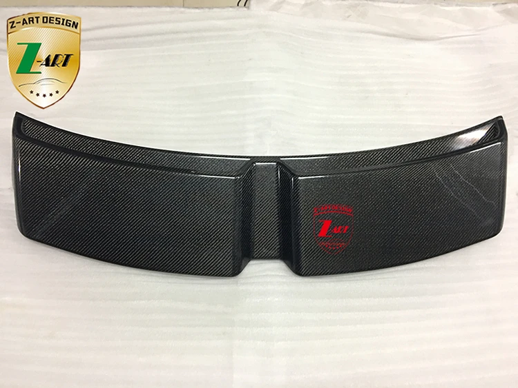 Fit for  Audi A1 10-14 two door version R18 two-sided carbon fiber top wing fixed wing tail turbulence