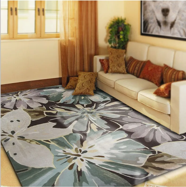 Sunflowers on Wool carpets for parlor living room bedroom Fasion Mat Rugs Flowers on Decoration floor rug Floral carpet