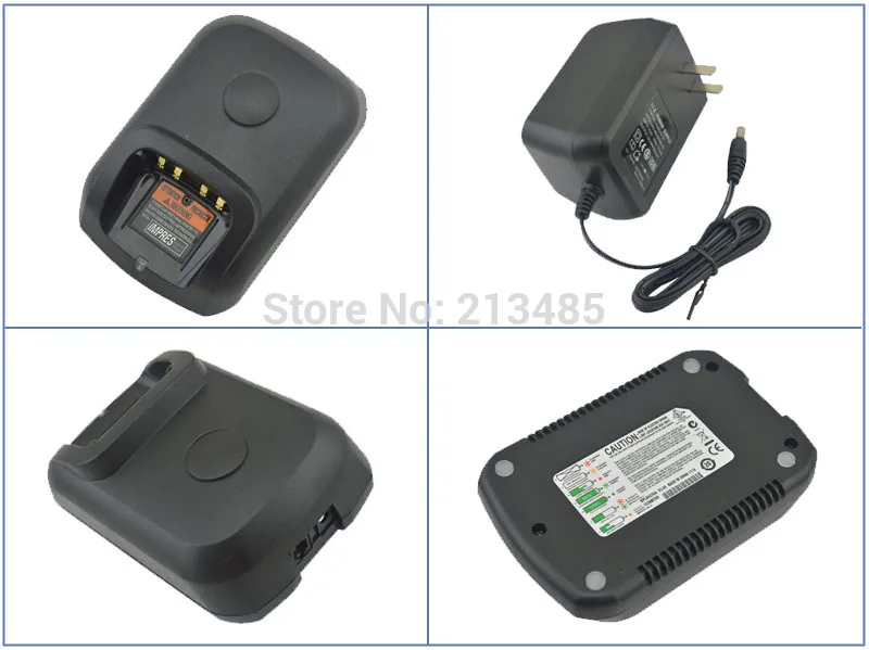 

WPLN4226A Desktop Charger w/ Adapter for Motorola XIR P8268/P8200/P8260,DP3400,DP3600, XPR6350/6300 etc.