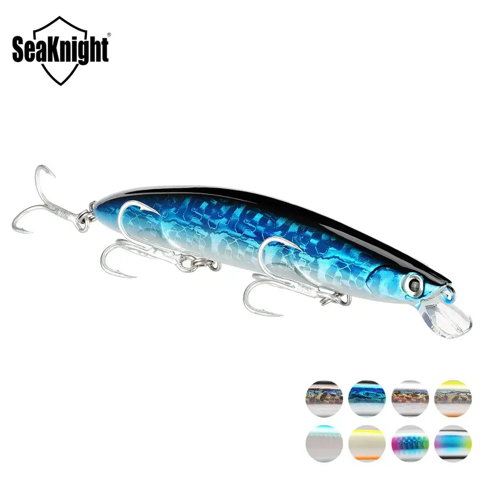 Seaknight SK008 Minnow Vissen Lokken 20G 125Mm Sinking 0.3-0.9M Harde Aas Lange Casting Minnow Karper visgerei Visaas 1P