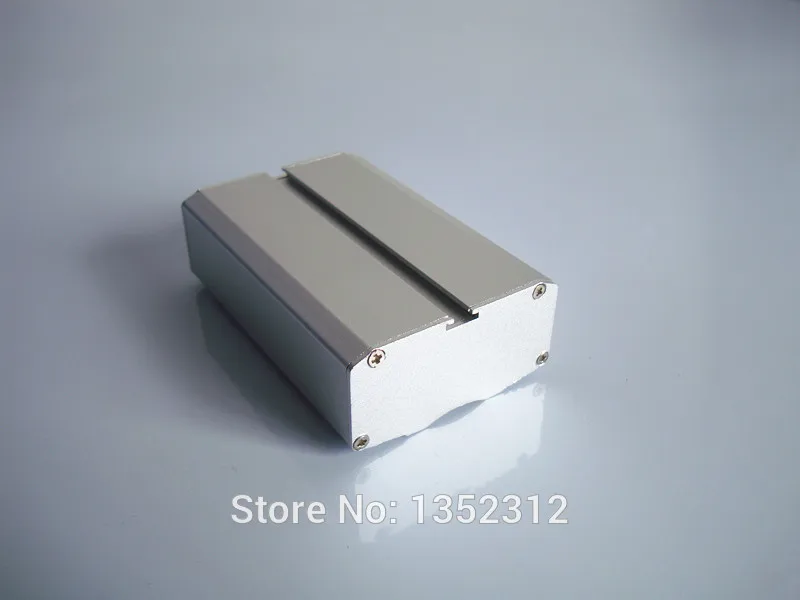 

6 pcs/lot 53*26*80mm Instrument enclosures IPC board small project box profiles aluminum alloy shell waterproof junction box