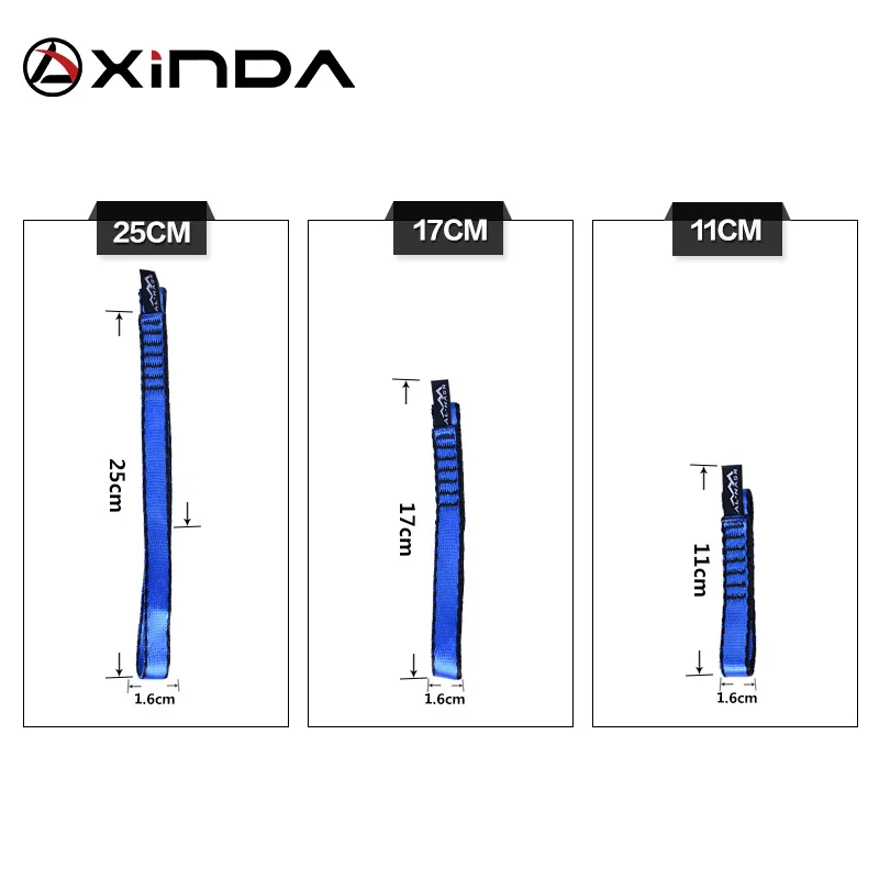 Professional Outdoor Rock Climbing Equipment Moutaineering Belt Support Protective Sling High Strength Wearable Polyester Belts