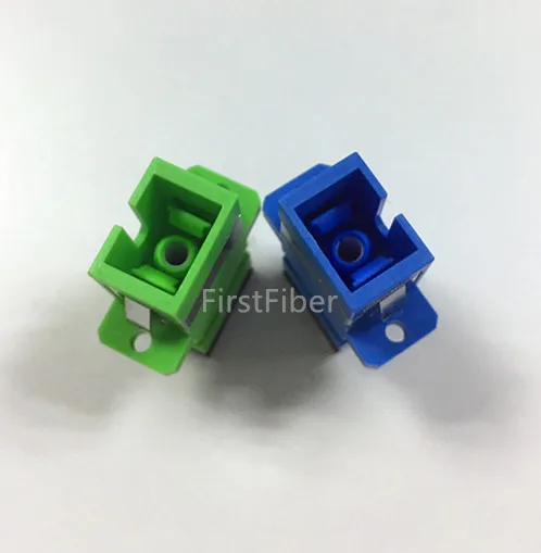 1pcs SC APC/UPC fiber optic connector SC APC/UPC adapter SC fiber optic Connector ,flange SC Connector Simplex Single mode