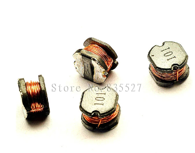 200PCS/LOT SMD power inductors CD75 100UH printing 101