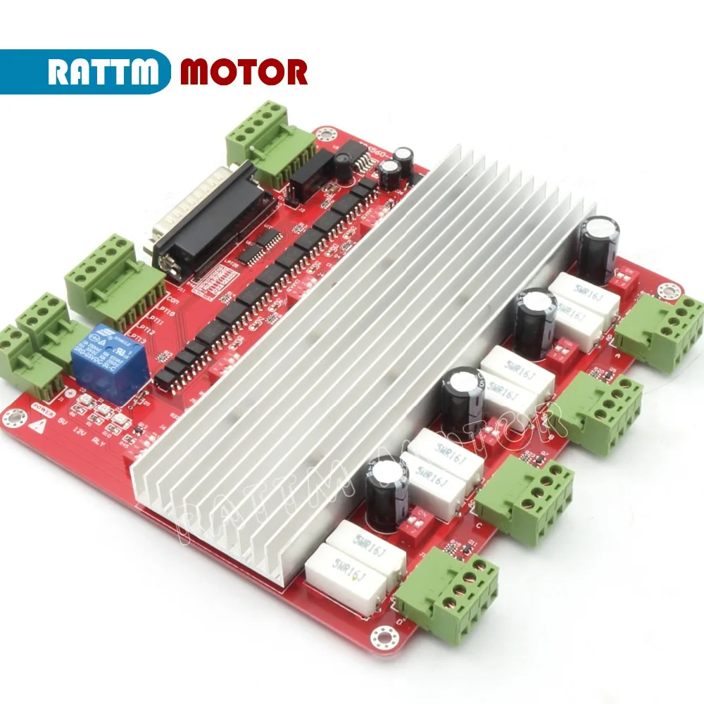 EU free VAT 4 Axis CNC TB6560 stepper motor driver interface card CNC controller board V type for CNC Router Engraving Milling