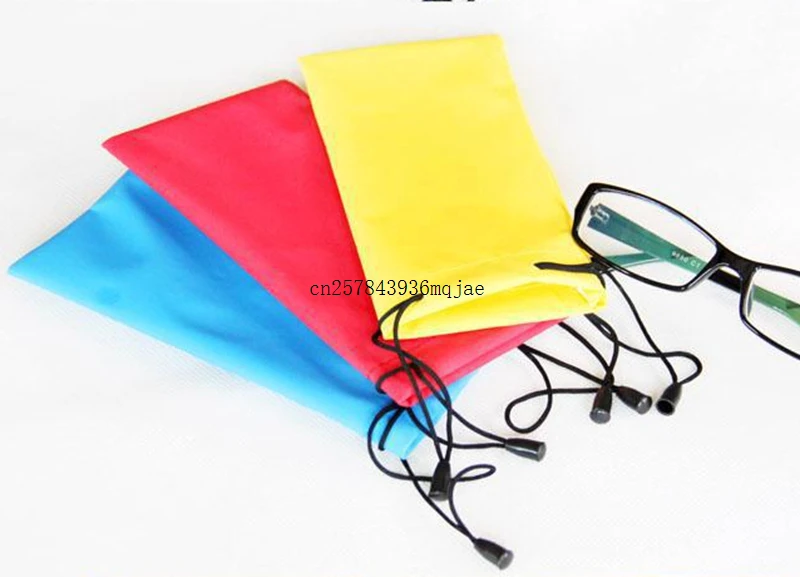 

2000pcs Microfiber Sunglasses Bag Gadgets Drawstring Glasses Bag Pouches Portable Cleaning and Storage Pouch